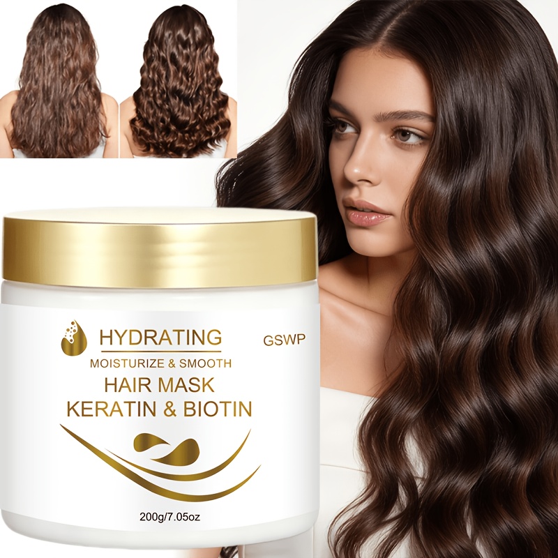 Hair Care Hair Mask - GSWP Keratin Feuchtigkeitsspendende Haarmaske, pflegt sanft