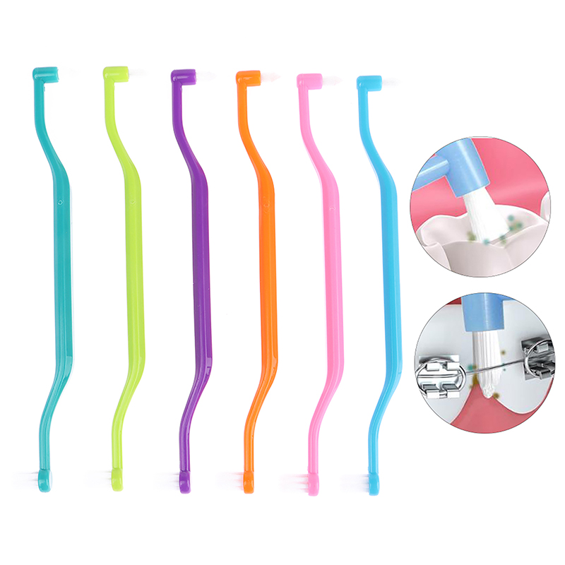 Hair Care Zone - Z. Kieferorthopädische Interdentalbürste mit Doppelbürstenkopf, Weiche