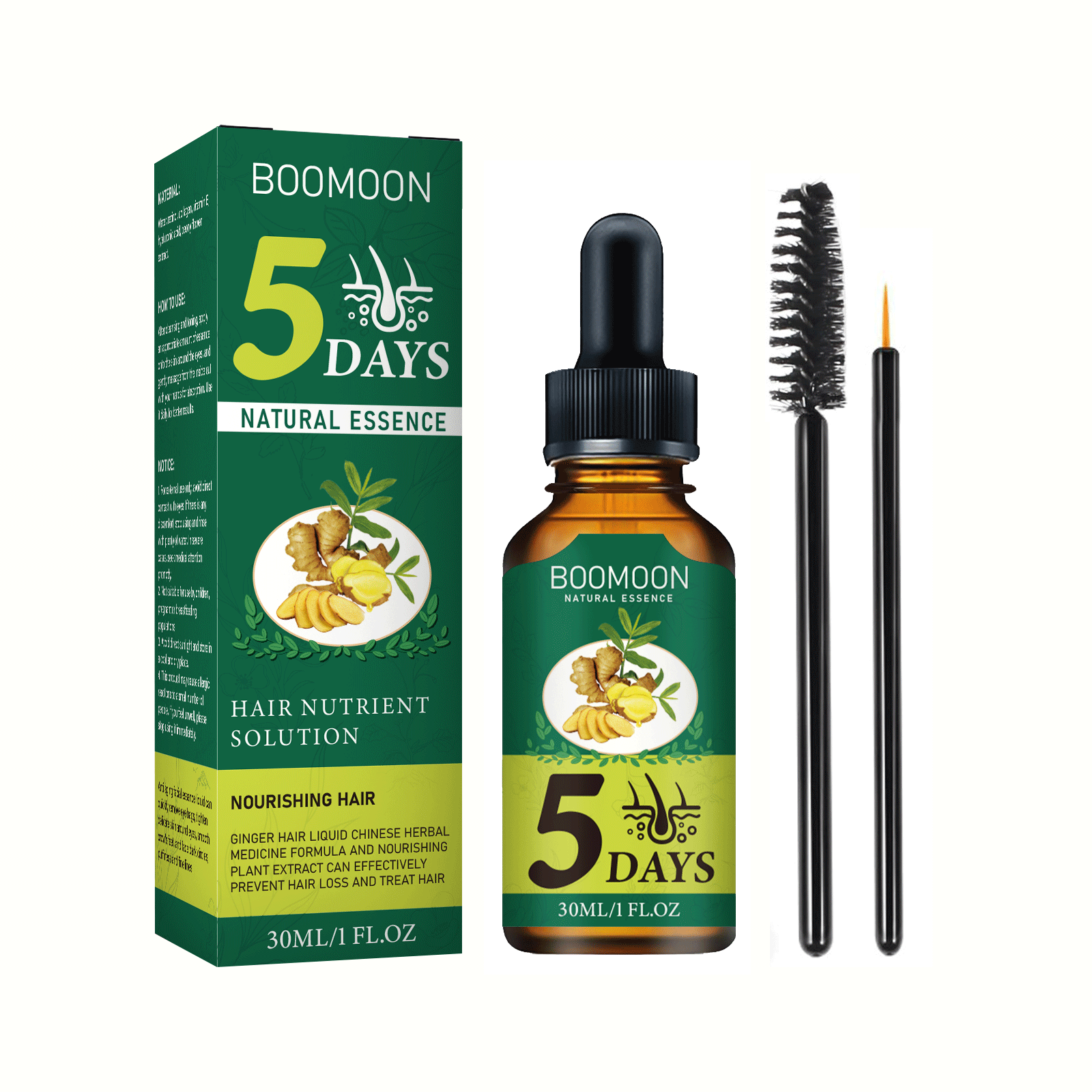 Hair Care Essential Oil Atomizing - Ingwer Haarwachstum Essenz Öl Anti Haarausfall