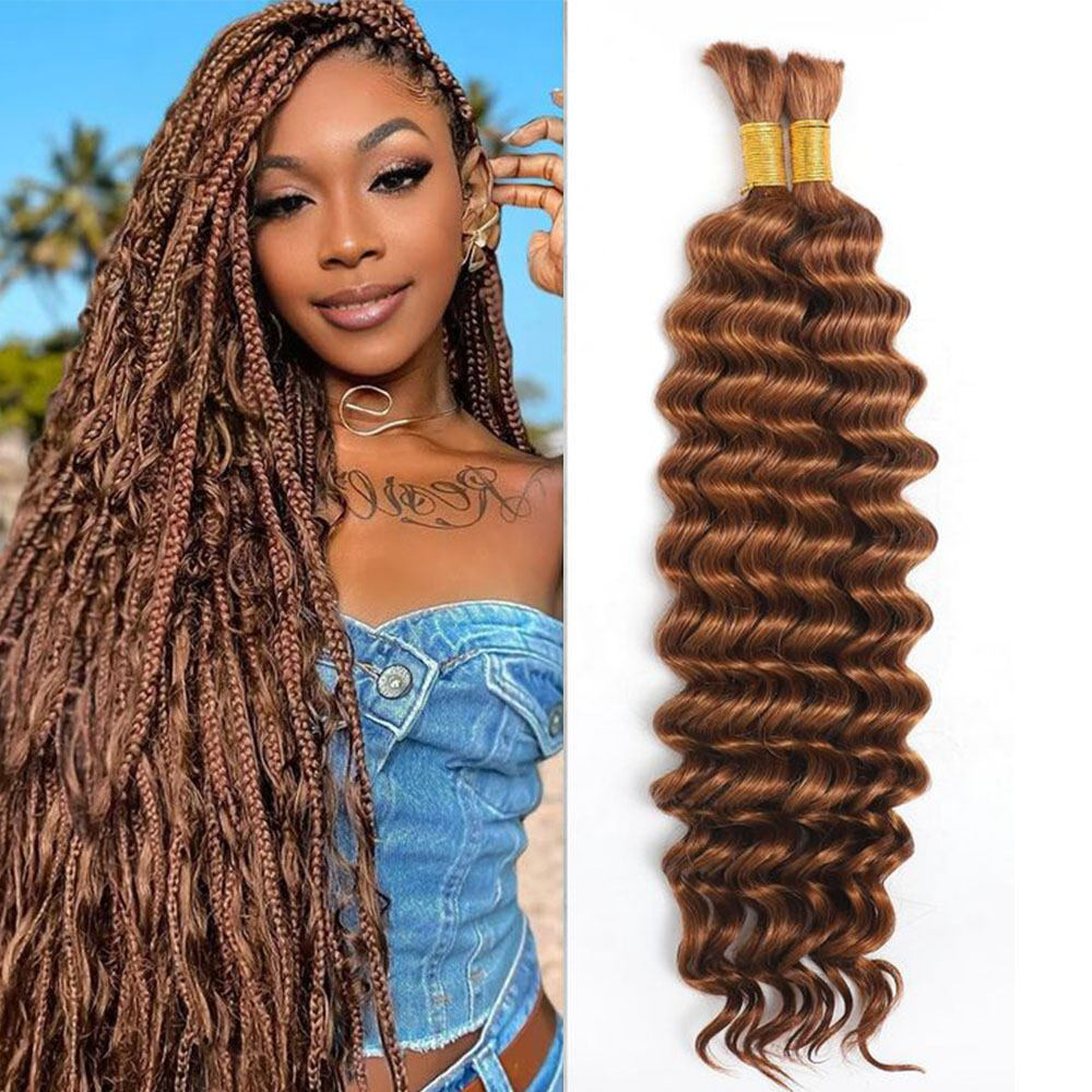 Hair Care Formulation - 18 Zoll Deep Wave Bulk-Haar 100G