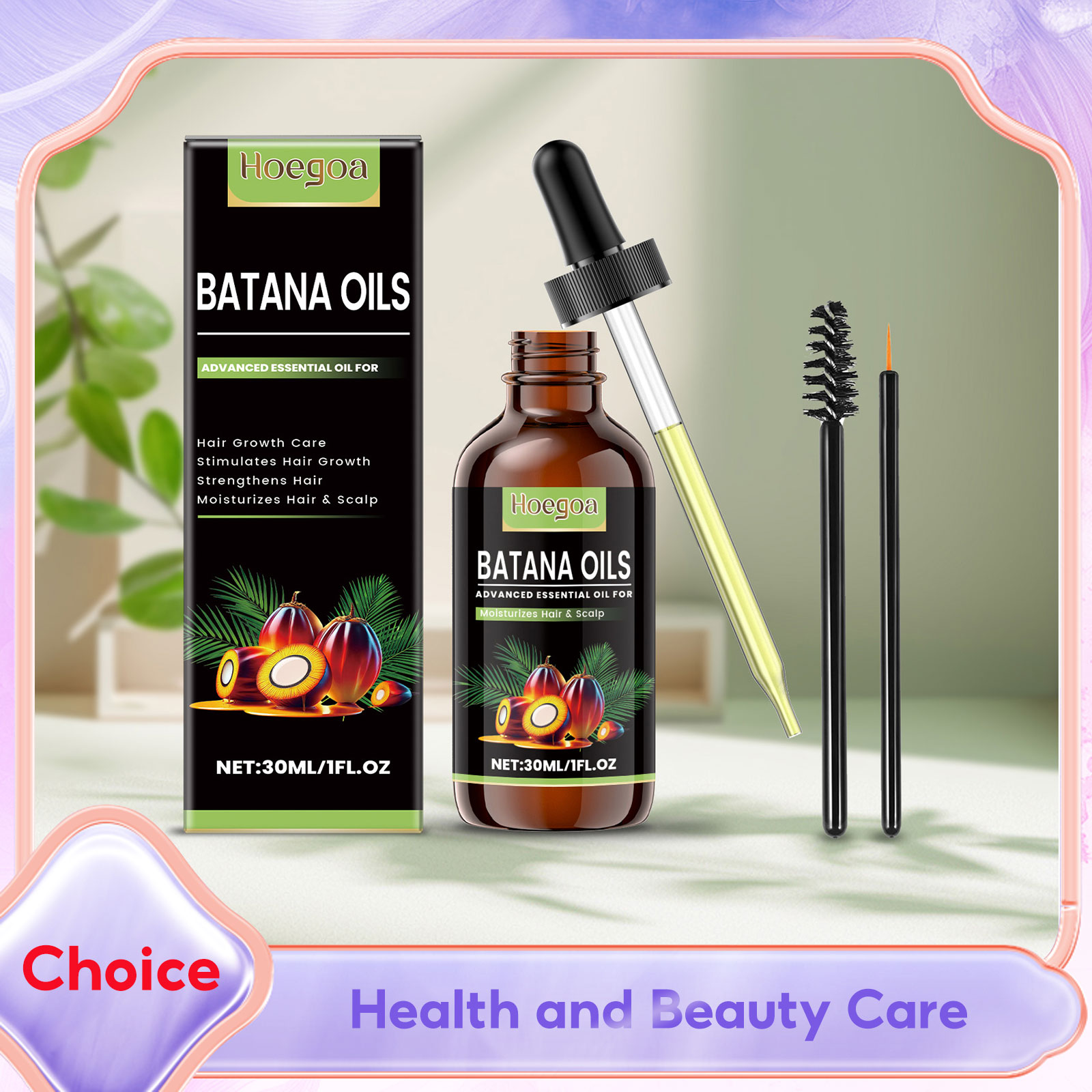 Hair Care Treatment - Batana-Öl für das Haarwachstum, revitalisierend, stärkend,