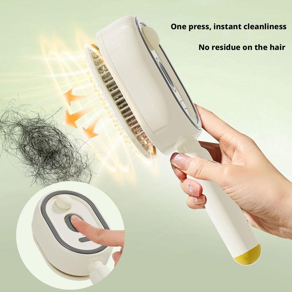 Hair Care Essential Oil Atomizing - Elektrischer Sprüh-Luftkissen-Massagekamm mit Ätherischem Öl-Zerstäubungsfunktion zur