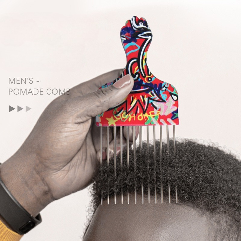 2-teiliges professionelles Sal – Afro Pick Comb Bewertung und Preis