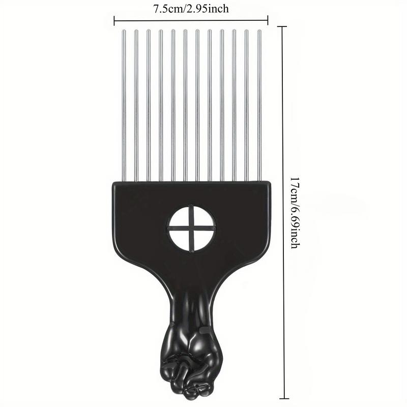 2 Stück Metall Afro-Kämme für  – Afro Pick Comb Bewertung und Preis