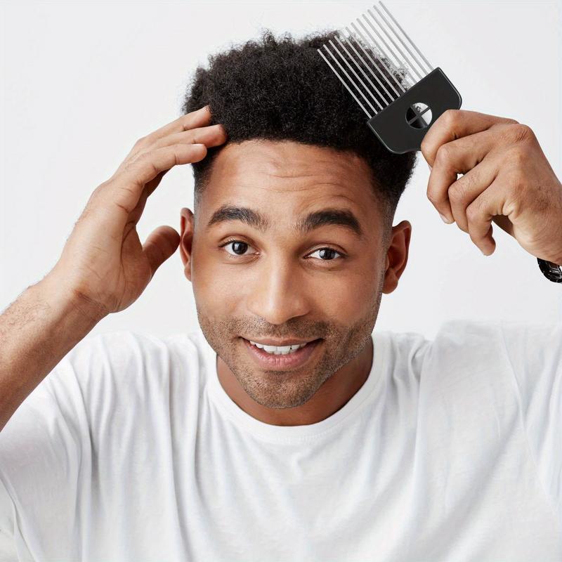 2 Stück Metall Afro-Kämme für  – Afro Pick Comb Bewertung und Preis