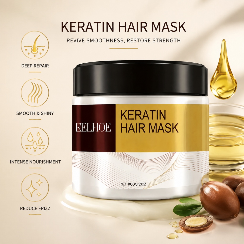 Keratin-Haarmaske mit Argan- u – Hair Care Hair Mask Bewertung und Preis