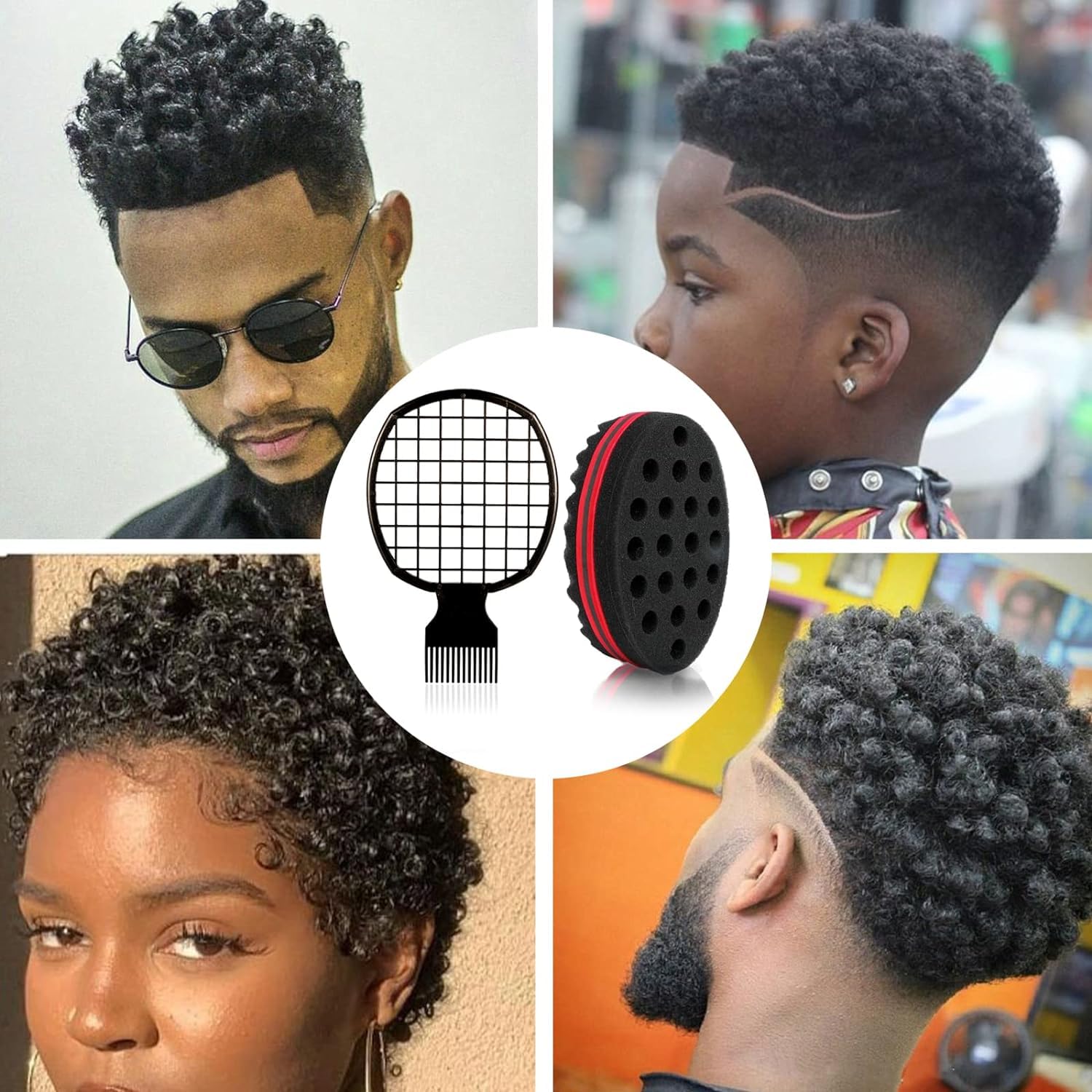 2 Stück Afro Twist Haarkammsch – Afro Pick Comb Bewertung und Preis