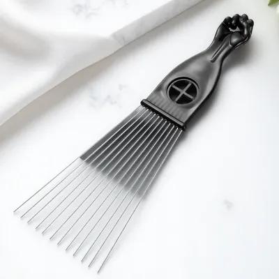2 Stück Edelstahl-Haarkamm mit – Afro Pick Comb Bewertung und Preis
